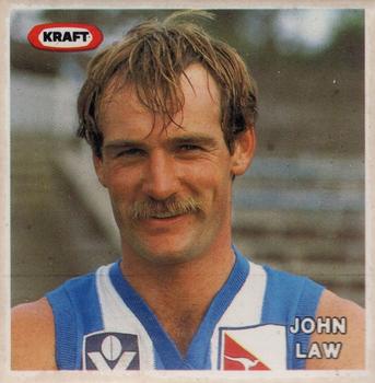 1985 Kraft Stickers #NNO John Law Front